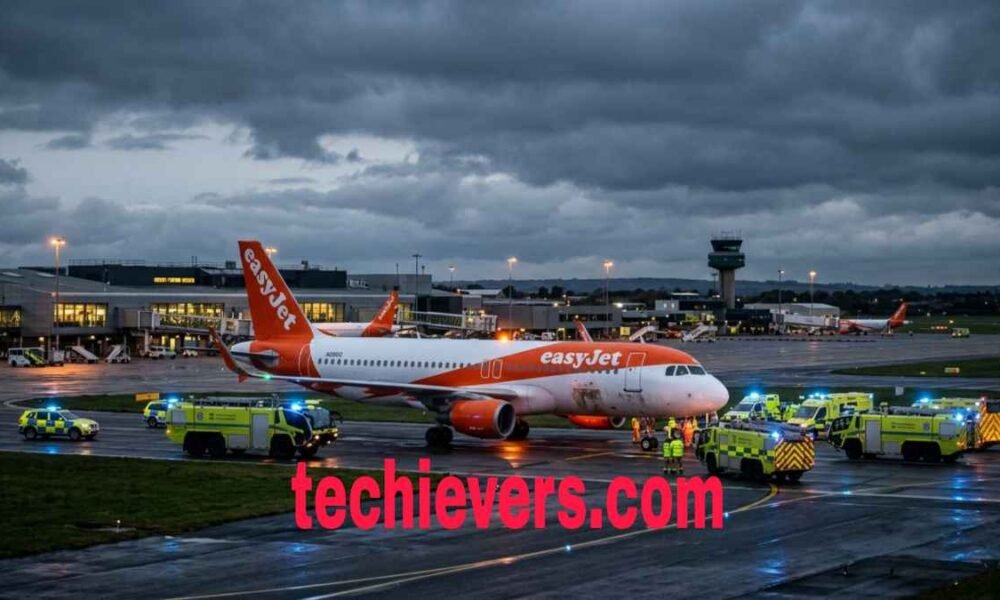 easyjet flight u2238 emergency landing newcastle