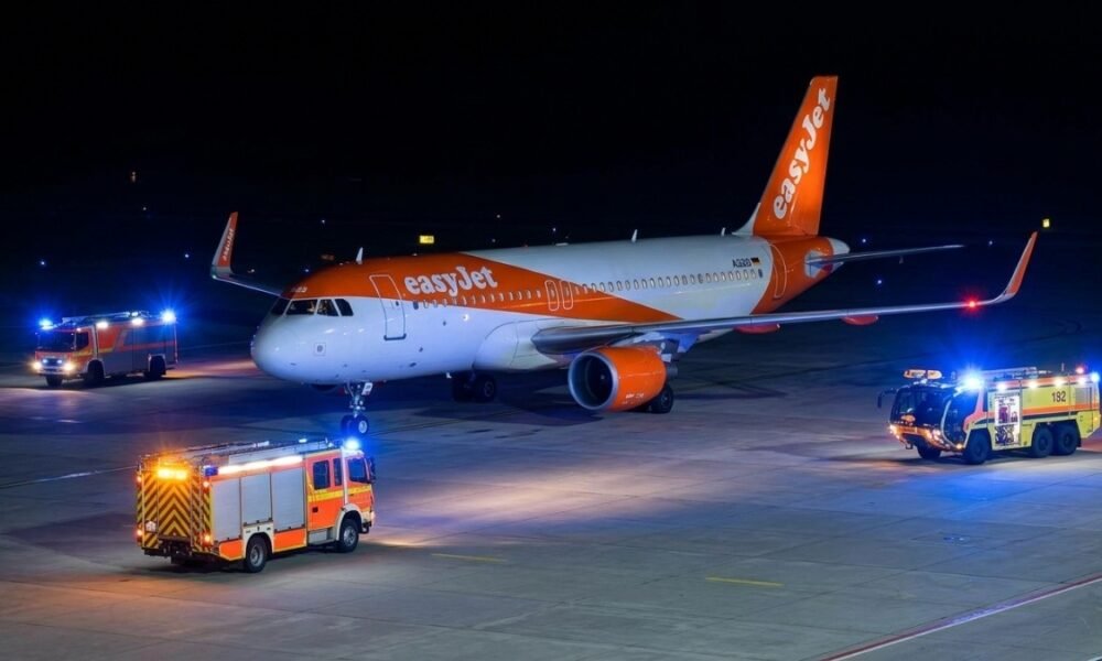 easyjet u22152 emergency germany
