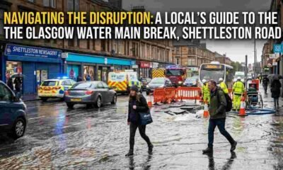glasgow water main break shettleston road