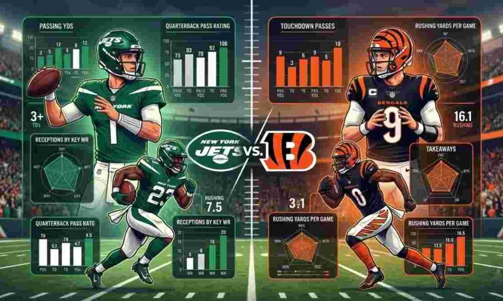 new york jets vs bengals match player stats