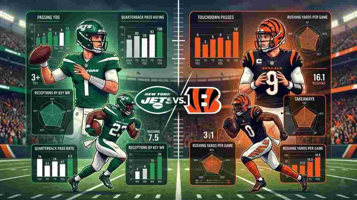 new york jets vs bengals match player stats